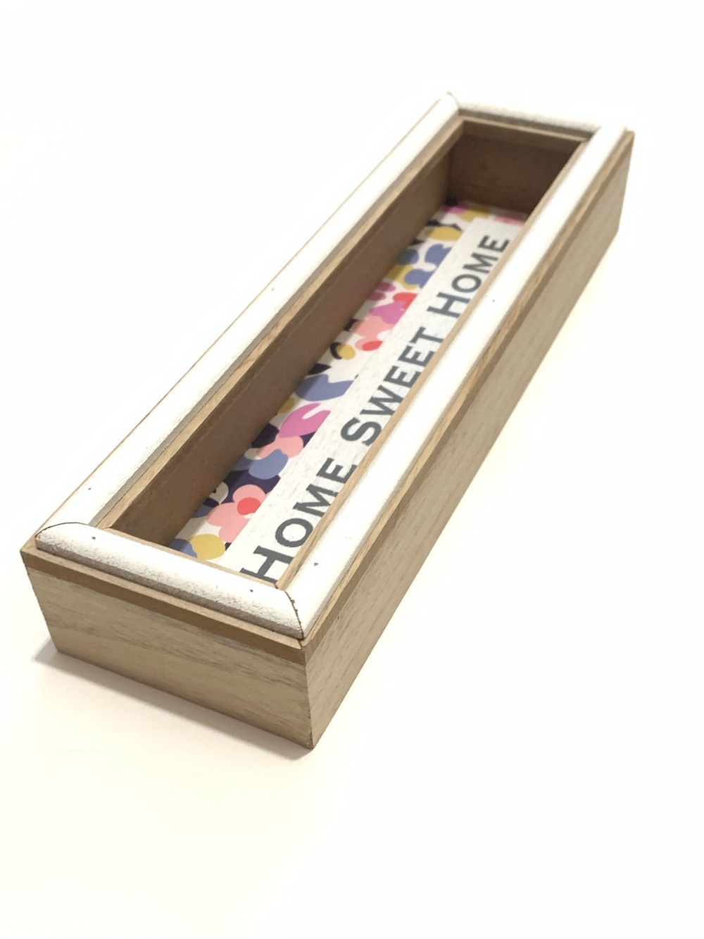 Home Sweet Home Framed Wood Block Decor